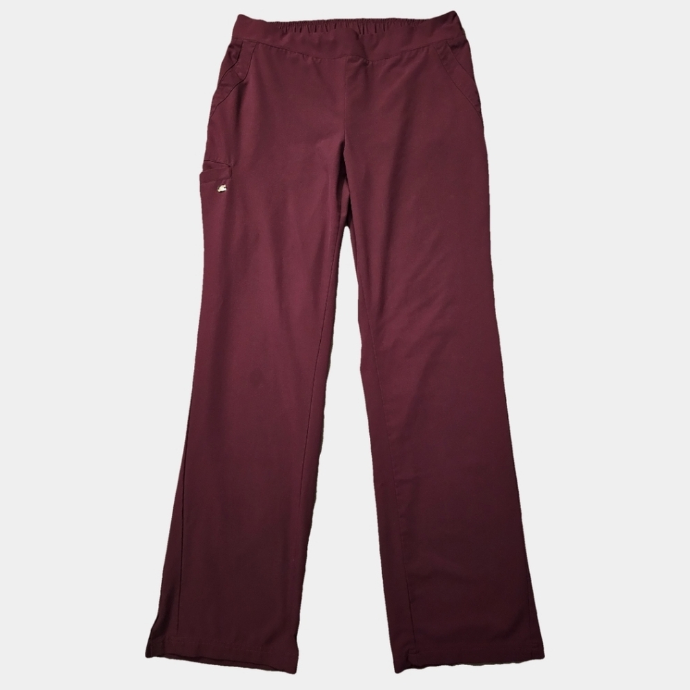 Grey's Anatomy By Barco Mid-Rise Bootcut Scrub Bottoms Size L T